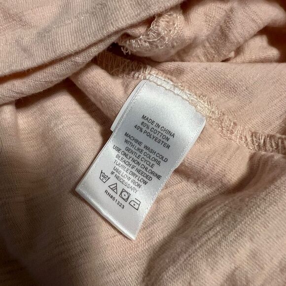 Ruffled Sleeve Blush Pink Top - Picture 3 of 4